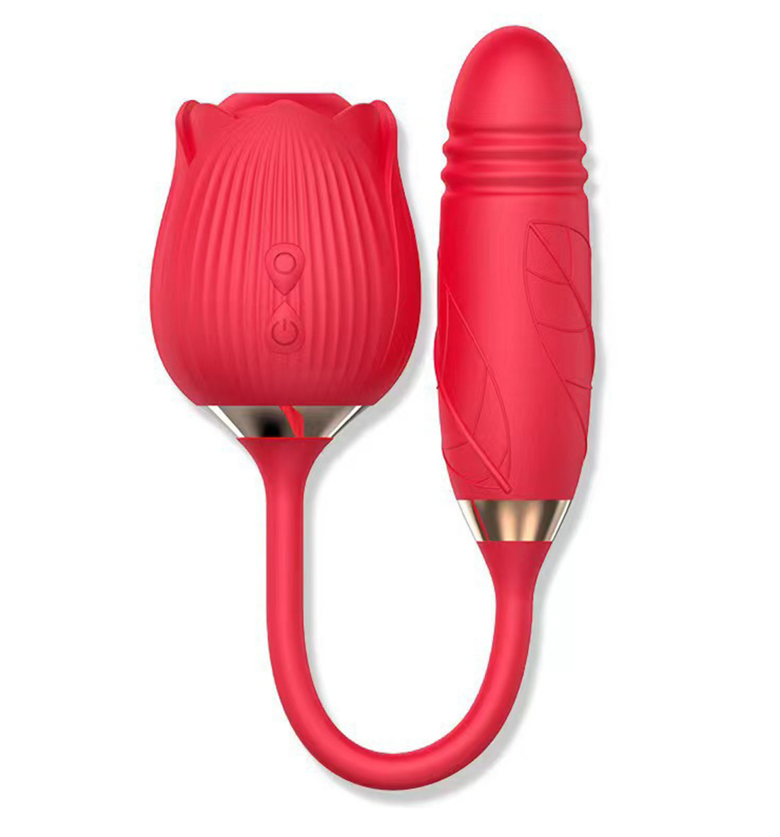 rose sucking toy,sucking toy,thrusting vibrator,rose sucking vibrator,clit sucking toy