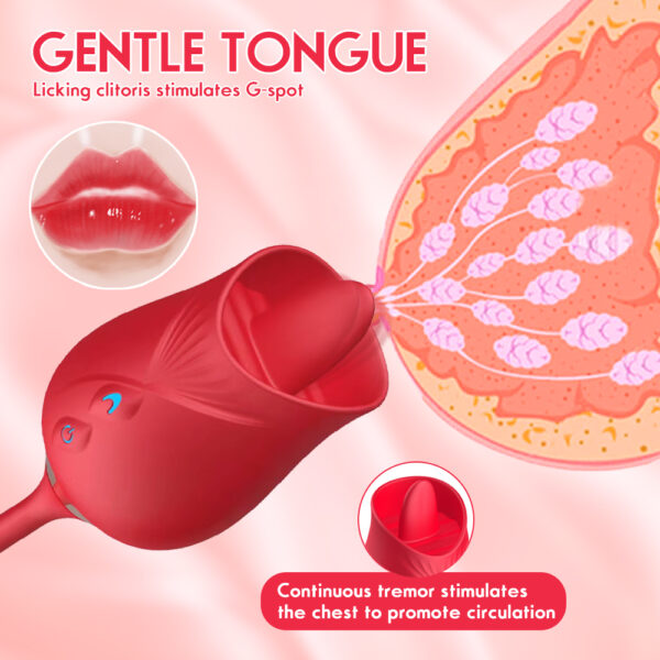 rose tongue vibrator,tongue vibrator,rose tongue toy,rose telescopic dildo,best tongue vibrator