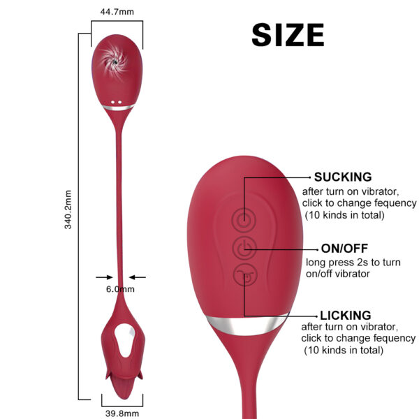 2-in-1 rose toy,tongue vibrator,rose tongue toy,best rose toy,rose tongue vibrator