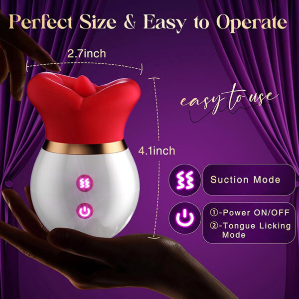 mouth suction vibrator,suction vibrator,mouth with rose tongue,big mouth vibrator,big mouth suction