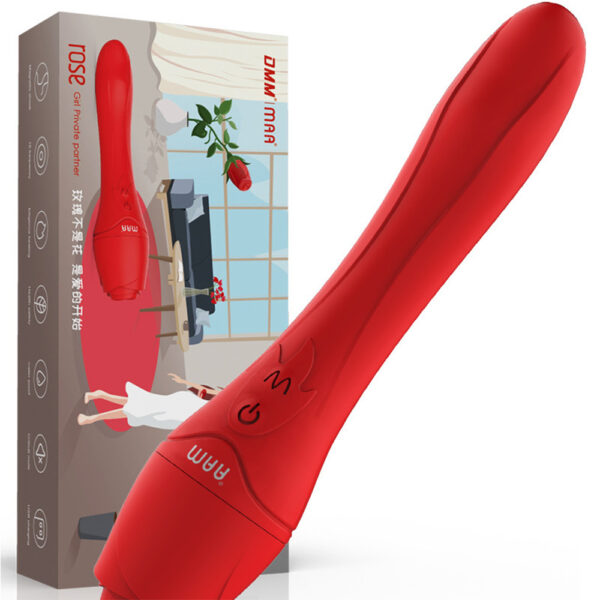 rose heating toy,heating rose Vibrator,heating rose toy,heating massage vibrator,rose heating