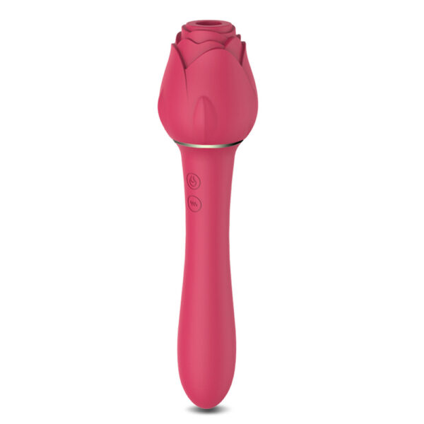 rose sucking toy,vibrating wand massager,rose wand massager,rose wand,rose vibrating dildo