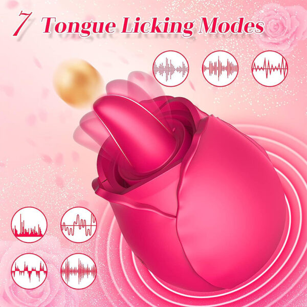 rose tongue vibrator,tongue vibrator,best tongue vibrator,rose tongue toy,rose sucking toy