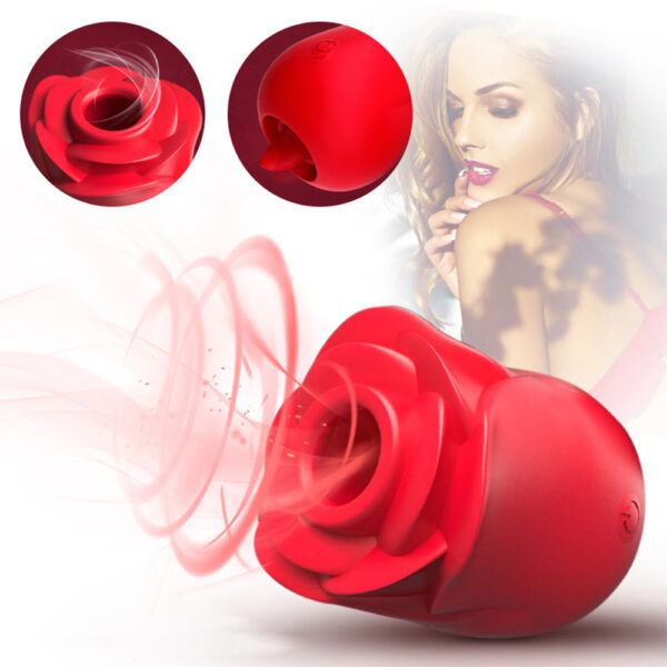 rose toy,clitoral vibrator,rose toy with tongue,clitoral vibrator,tongue vibrator