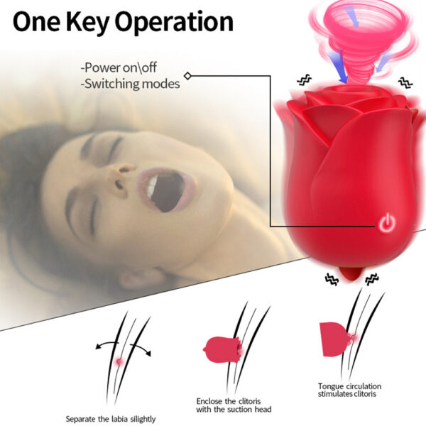 rose toy,clitoral vibrator,rose toy with tongue,clitoral vibrator,tongue vibrator