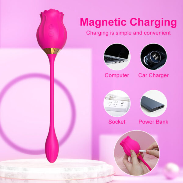 rose suction vibrator,rose suction,suction vibrator,best rose toy,rose suction toy