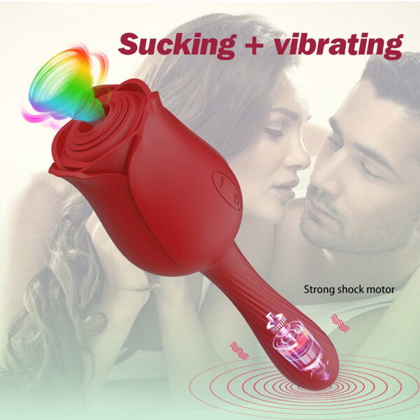 rose clitoral sucking,clitoral sucking,rose wand vibrator,clitoral sucking rose,rose sucking wand