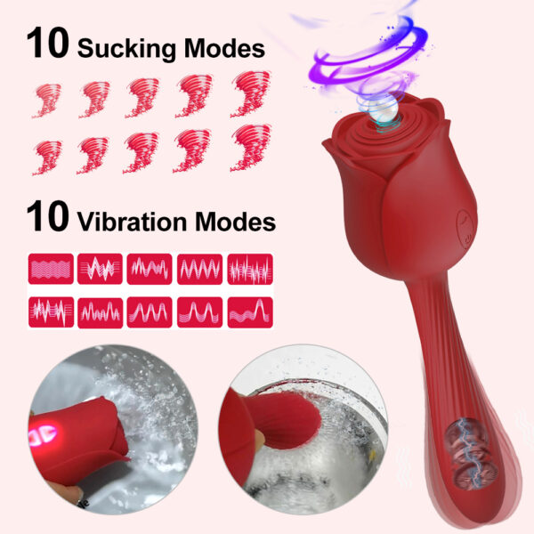 rose clitoral sucking,clitoral sucking,rose wand vibrator,clitoral sucking rose,rose sucking wand