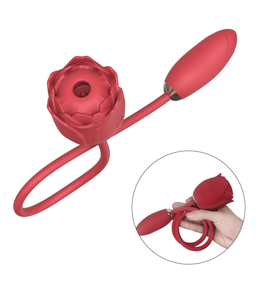 rose sucking vibrator,sucking vibrator,rose suction,rose vibrator,rose with vibrating egg