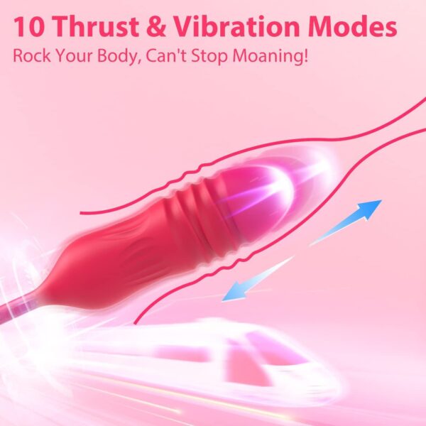 rose suction toy,rose sucking vibrator,rose sucking toy,rose clit sucking,rose with thrusting vibrator