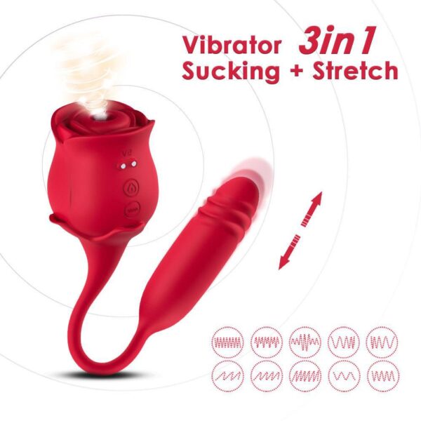 rose clit sucker,clit sucker,rose sucking,thrusting vibrator,best rose toy