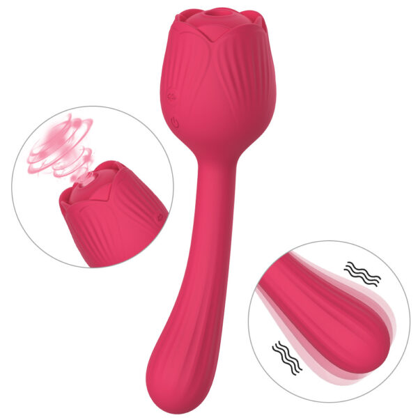 rose sucking toy,rose wand vibrator,best sucking toy,sucking wand toy,best sucking toy