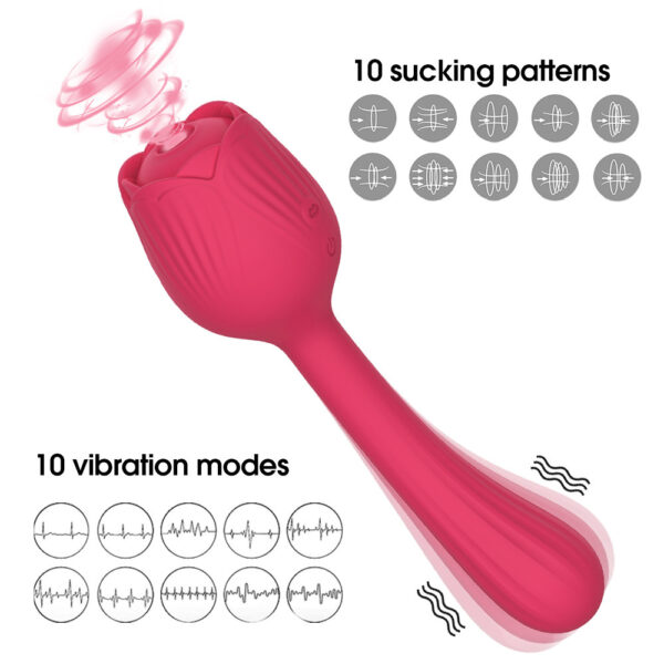 rose sucking toy,rose wand vibrator,best sucking toy,sucking wand toy,best sucking toy