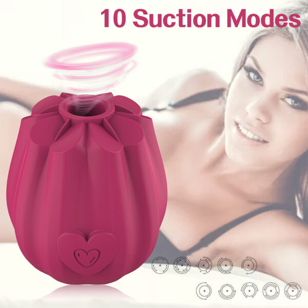 rose sucking vibrator,sucking vibrator,clit sucker vibrator,rose toy,best sucking vibrator