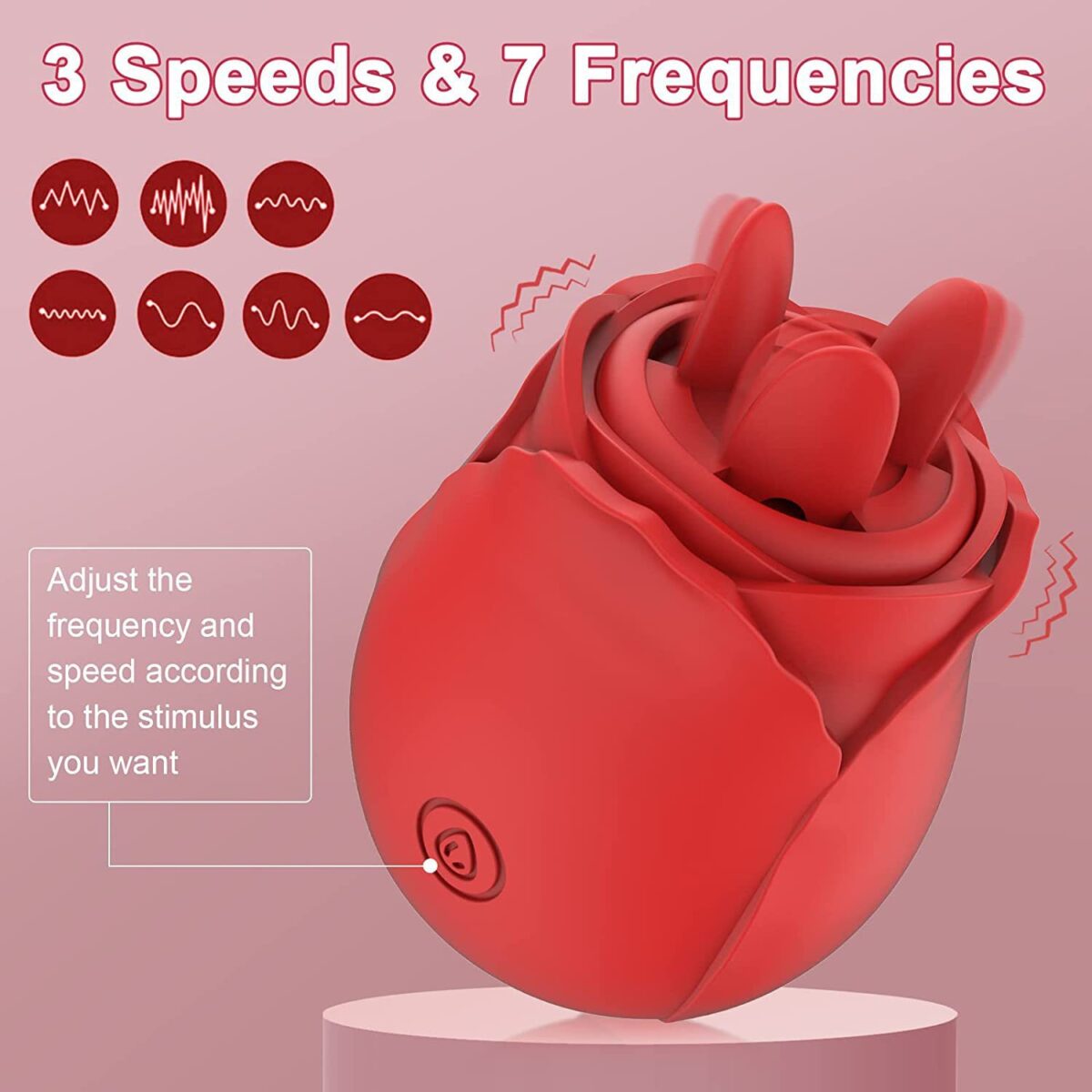 rose suction,rose suction toy,clitoral vibrator,best rose suction,rose toy vibrator