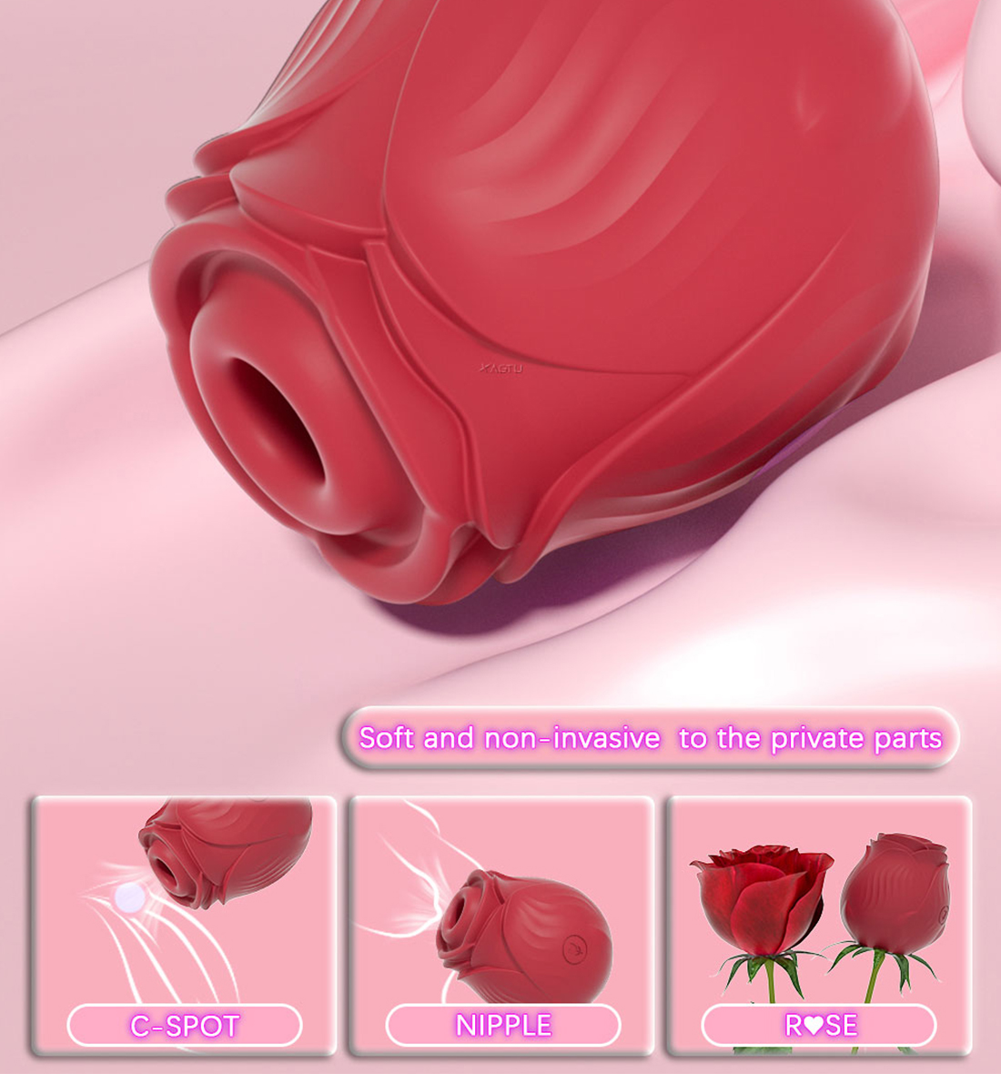 rose suction toy,suction toy,suction vibrator,clitoral stimulator,clitoral vibrator,best suction toy