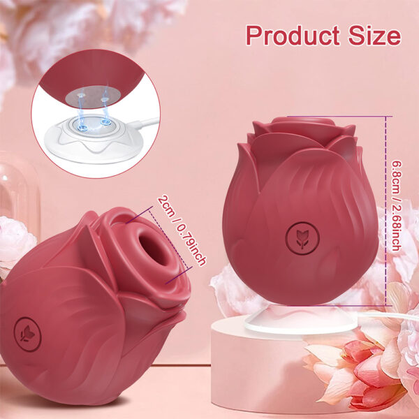 rose suction toy,suction toy,suction vibrator,clitoral stimulator,clitoral vibrator,best suction toy