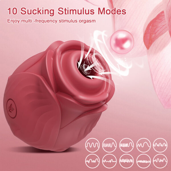 rose suction toy,suction toy,suction vibrator,clitoral stimulator,clitoral vibrator,best suction toy