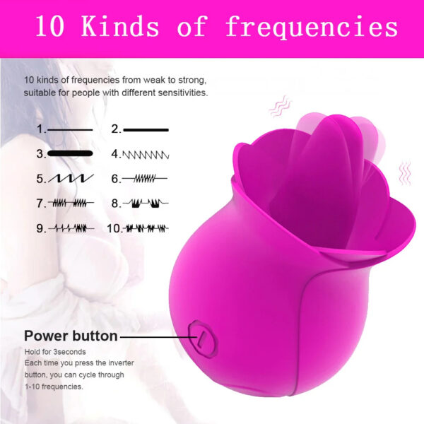 rose tongue toy,clitoral stimulator,rose tongue vibrator,tongue vibrator,clitoral vibrator