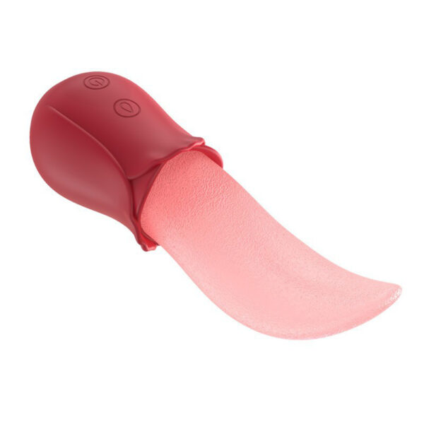 tongue licking vibrator,licking vibrator,rose tongue toy,rose tongue vibrator,tongue rose toy