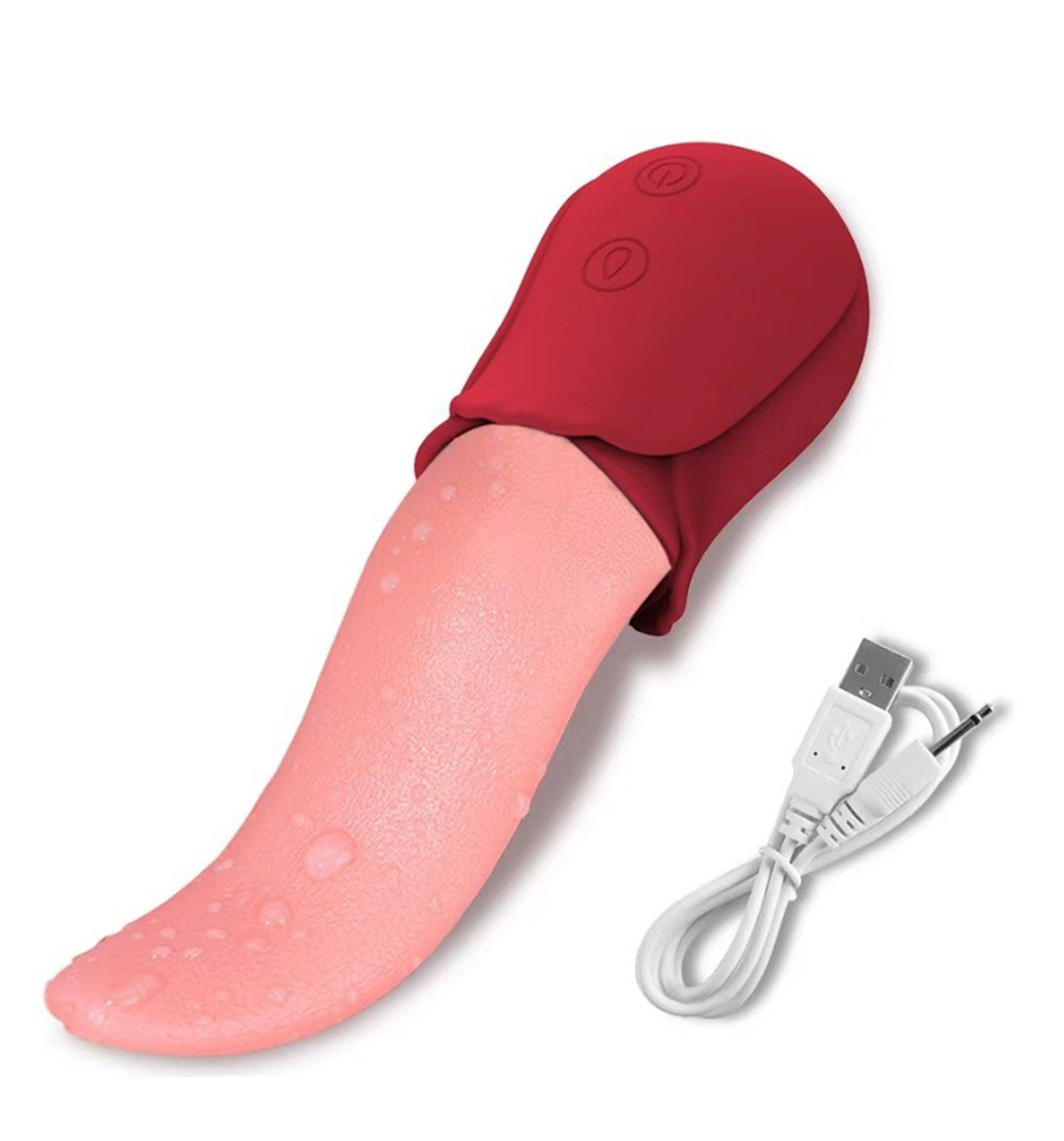 tongue licking vibrator,licking vibrator,rose tongue toy,rose tongue vibrator,tongue rose toy