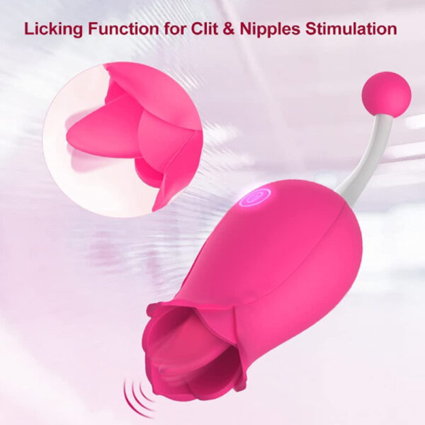 rose tongue stimulator,tongue stimulator,rose tongue vibrator,tongue vibrator,rose with vibrating bead