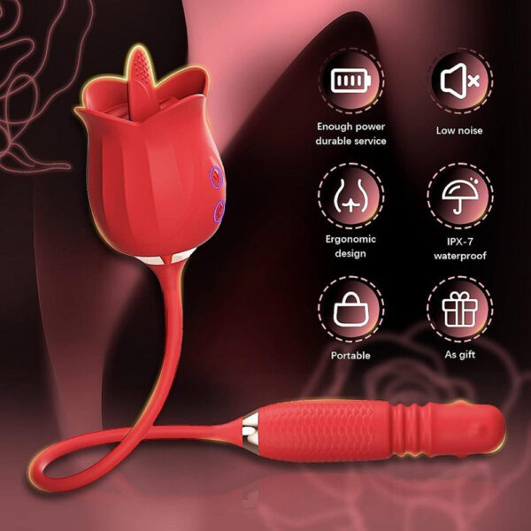 rose tongue toy,rotating vibrator,rose tongue vibrator,best rose tongue,tongue virbator