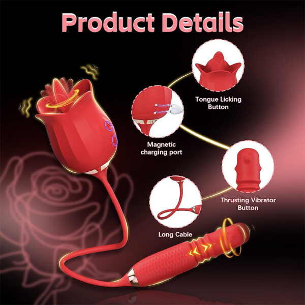 rose tongue toy,rotating vibrator,rose tongue vibrator,best rose tongue,tongue virbator