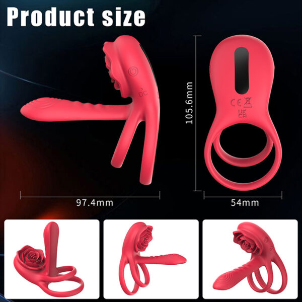 vibrating cock ring,cock ring,rose cock ring,rose clit stimulator,best cock ring