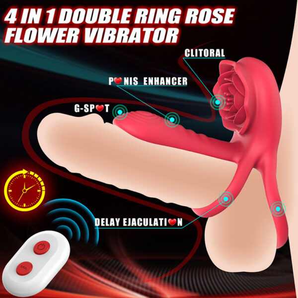 vibrating cock ring,cock ring,rose cock ring,rose clit stimulator,best cock ring