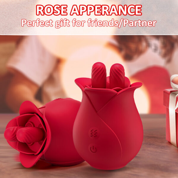 rose tongue vibrator,rose double tongue,tongue vibrator,romeo tongue vibrator,rose tongue toy