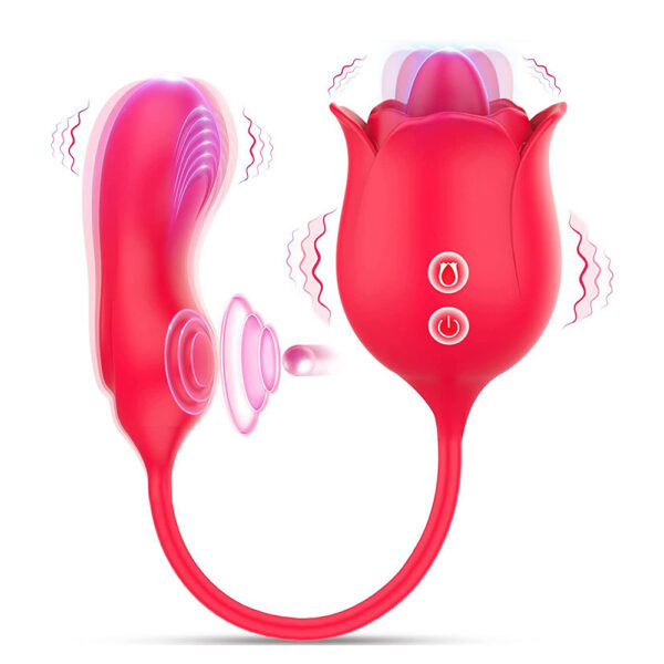 rose tongue toy,rose tongue vibrator,rose tapping Vibrator,rose tongue with tapping vibrator,best rose tongue toy