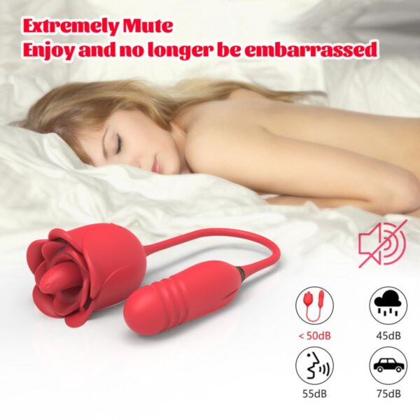 rose tongue toy,thrusting vibrator,rose tongue vibrator,thrusting rose toy,tongue vibrator