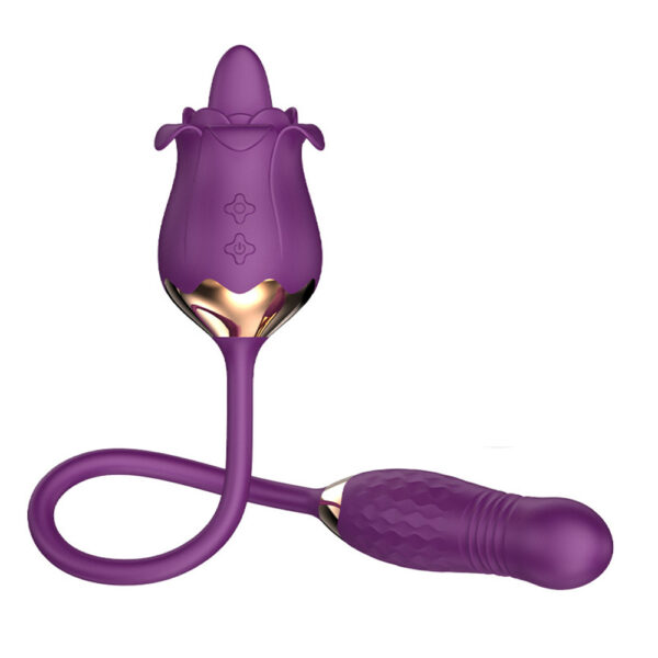 rose tongue vibrator,tongue vibrator,rose tongue toy, rose tongue thrusting bullet,rose thrusting bullet