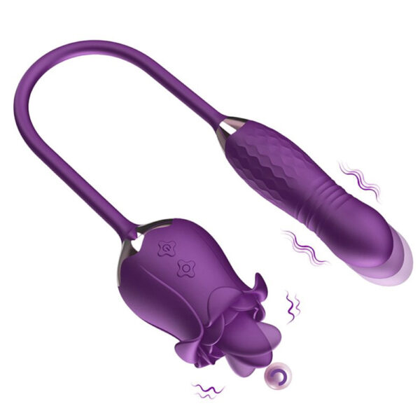 rose tongue vibrator,tongue vibrator,rose tongue toy, rose tongue thrusting bullet,rose thrusting bullet