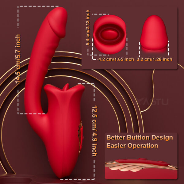 biting mouth vibrator,vibrating dildo,mouth tongue vibrator,mouth licking tongue,mouth vibrator with vibrating dildo