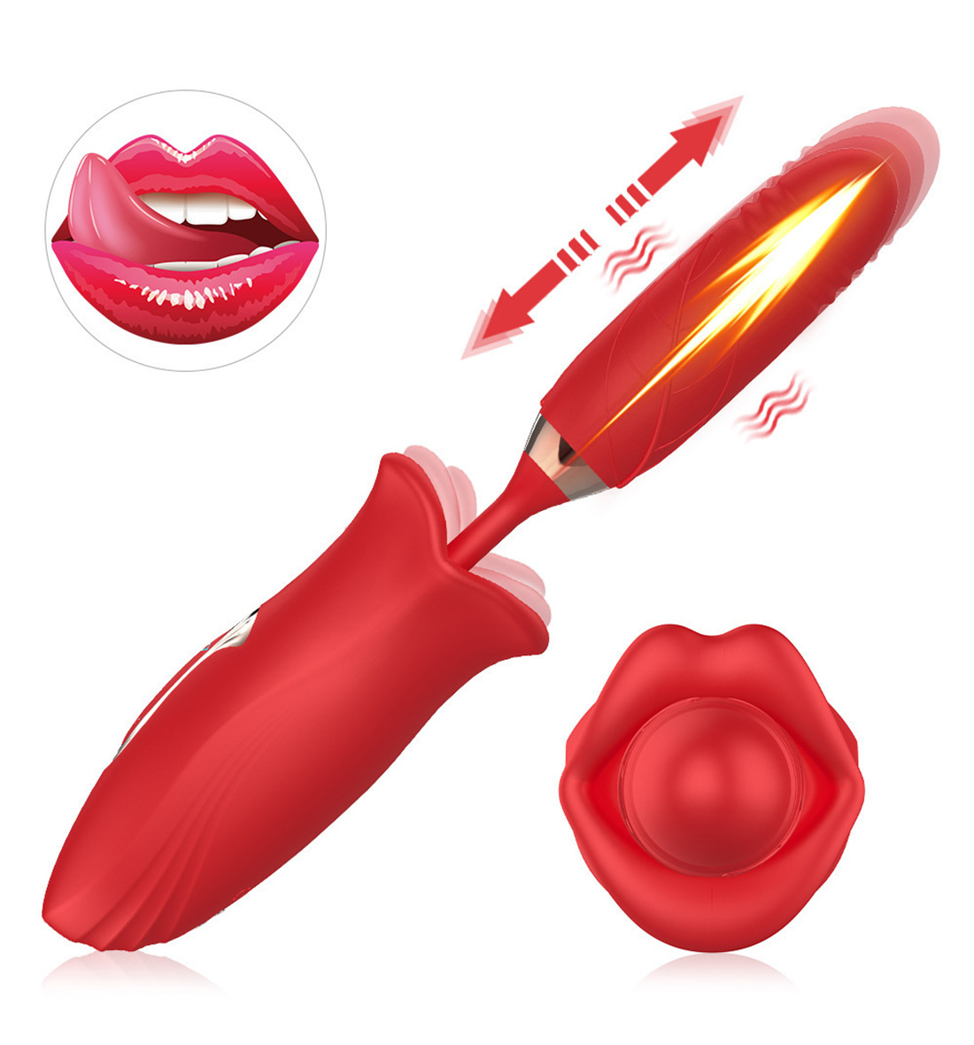 mouth biting vibrator,thrusting dildo,thrusting vibrator,telescopic vibrator,rose biting vibrator