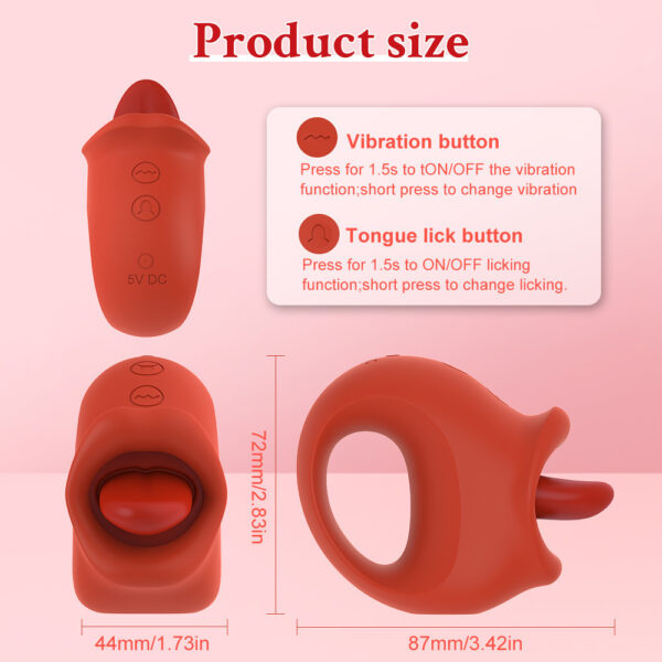 mouth tongue vibrator,tongue vibrator,rose tongue vibrator,clit stimulator,clit tongue stimulator