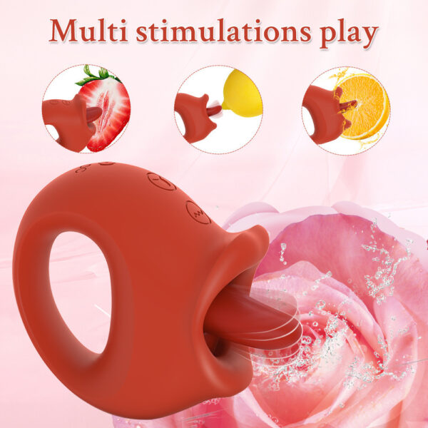 mouth tongue vibrator,tongue vibrator,rose tongue vibrator,clit stimulator,clit tongue stimulator