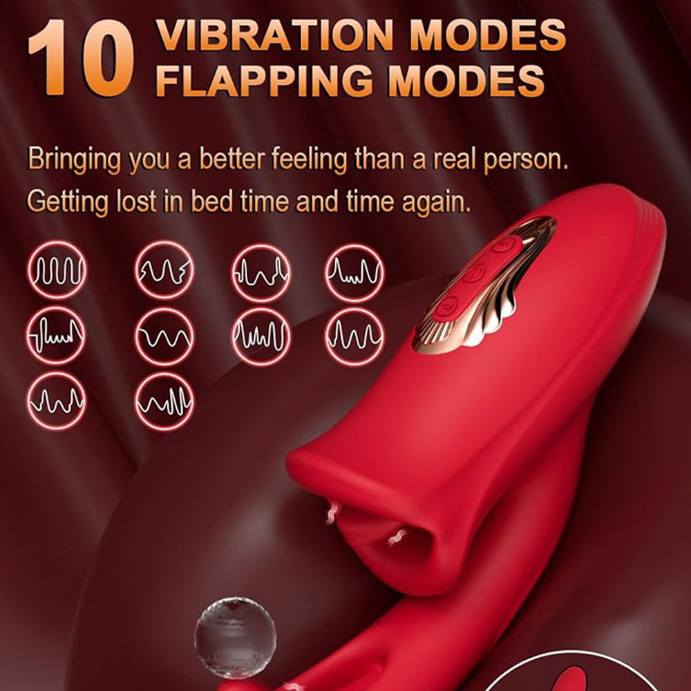 g-spot vibrator,flapping vibrator,tongue licking vibrator,clit flapping vibrator,g-spot flapping vibrator