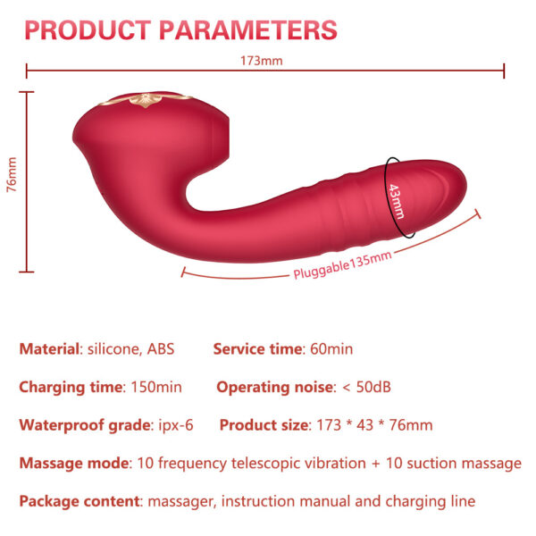 clit sucking vibrator,g-spot thrusting dildo,g-spot vibrator,sucking vibrator,clit sucker vibrator,clitoral sucking