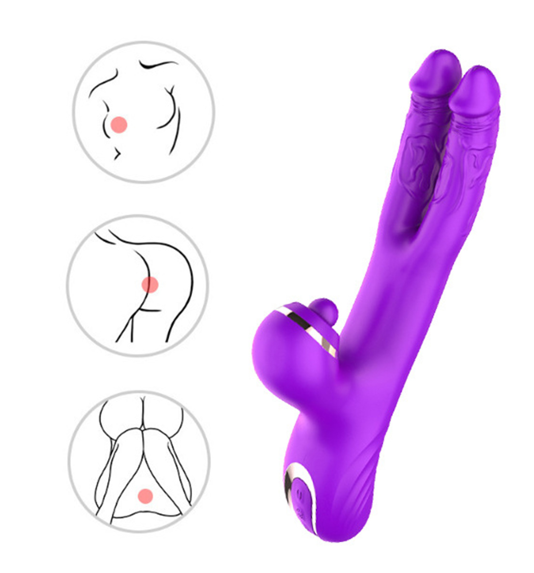 double dildo vibrator,g-spot clit stimulator,clit dildo vibrator,g-spot dildo vibrator,double dildo stimulator