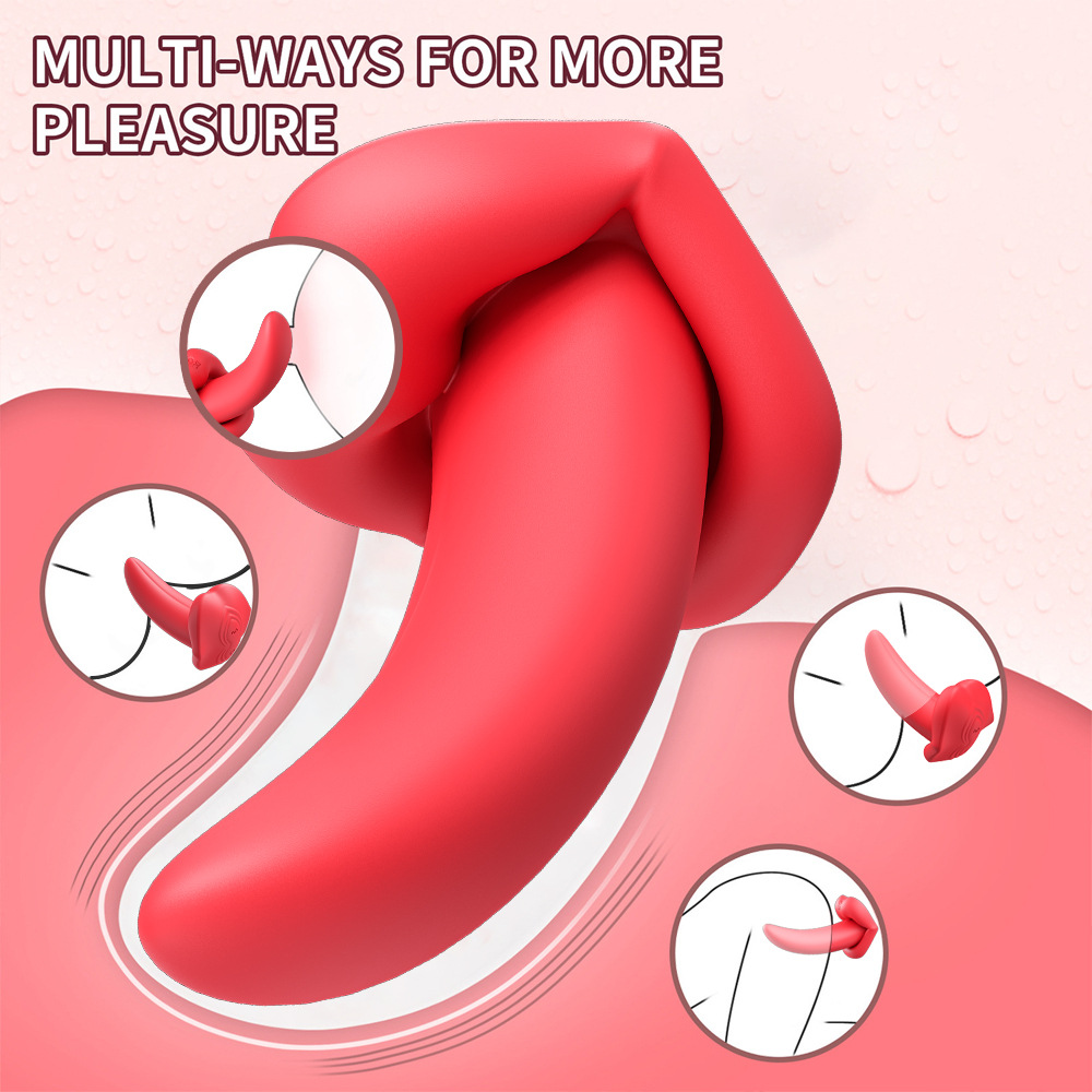 mouth tongue vibrator,tongue vibrator,clit licking toy,clit licking vibrator,tongue clit stimulator